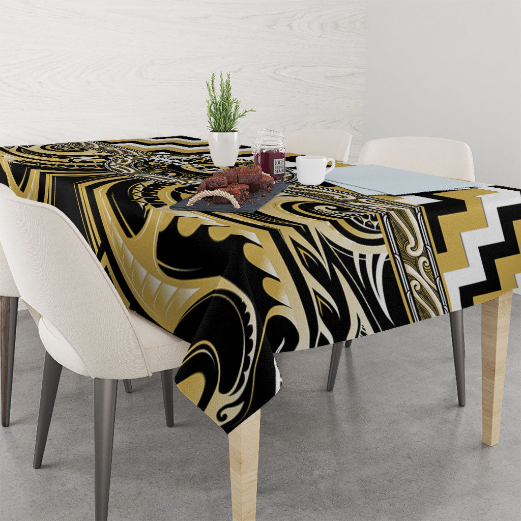 Aotearoa Ngati Tama Tablecloth Maori Iwi Poutama Puhoro Tattoo