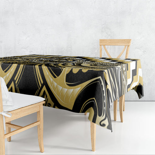 Aotearoa Ngati Tama Tablecloth Maori Iwi Poutama Puhoro Tattoo