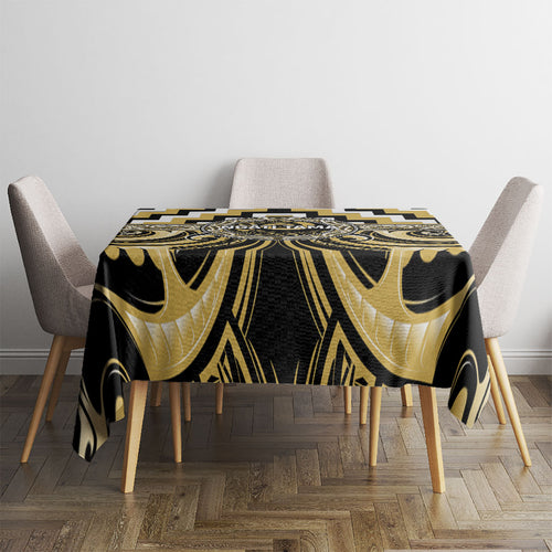 Aotearoa Ngati Tama Tablecloth Maori Iwi Poutama Puhoro Tattoo