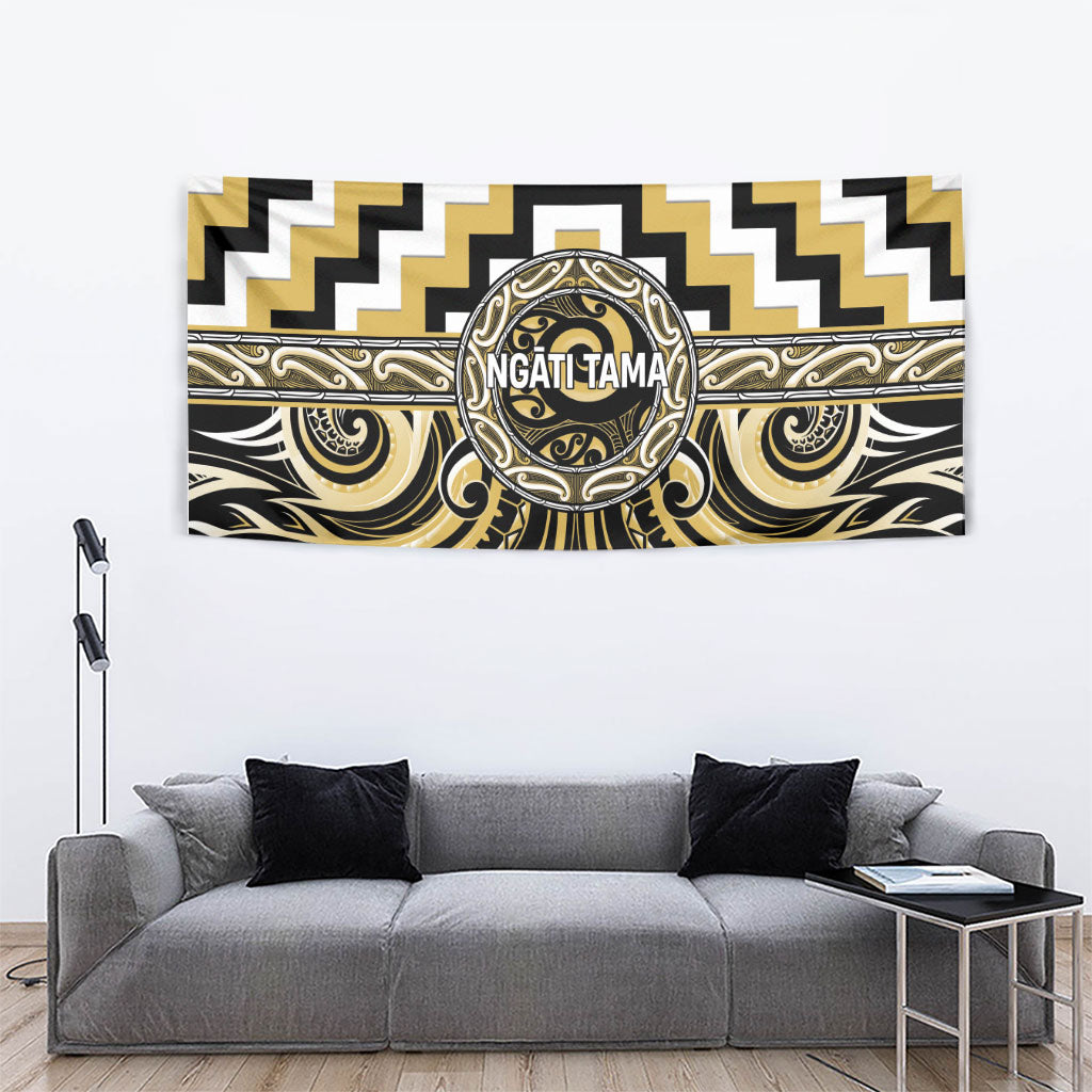 Aotearoa Ngati Tama Tapestry Maori Iwi Poutama Puhoro Tattoo
