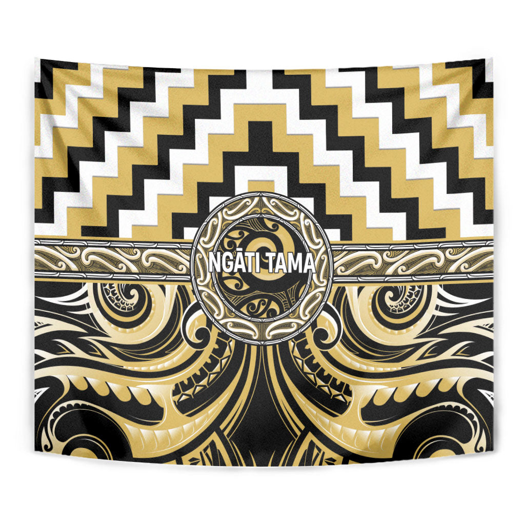 Aotearoa Ngati Tama Tapestry Maori Iwi Poutama Puhoro Tattoo