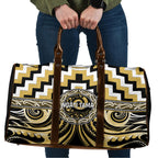 Aotearoa Ngati Tama Travel Bag Maori Iwi Poutama Puhoro Tattoo