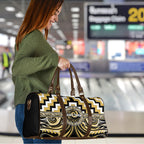 Aotearoa Ngati Tama Travel Bag Maori Iwi Poutama Puhoro Tattoo