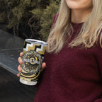 Aotearoa Ngati Tama Personalised Tumbler Cup Maori Iwi Poutama Puhoro Tattoo