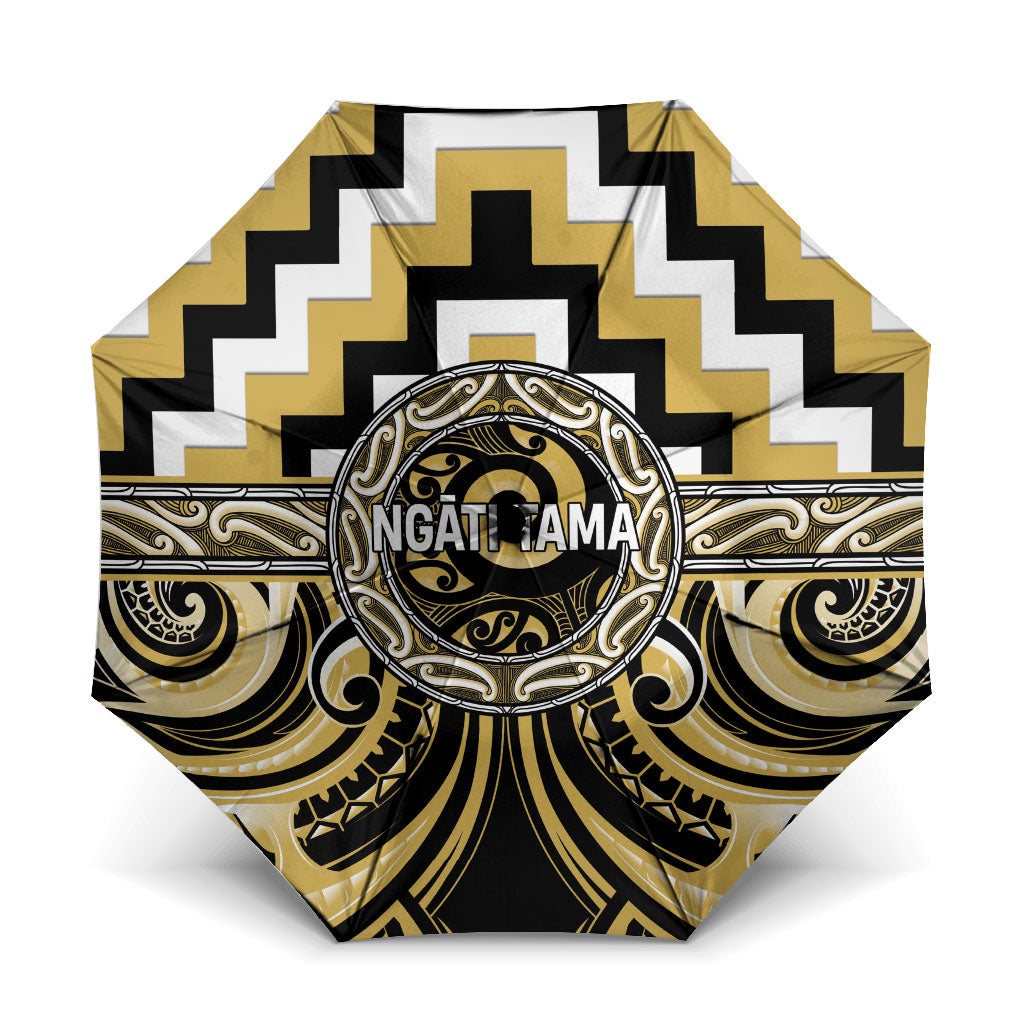 Aotearoa Ngati Tama Umbrella Maori Iwi Poutama Puhoro Tattoo