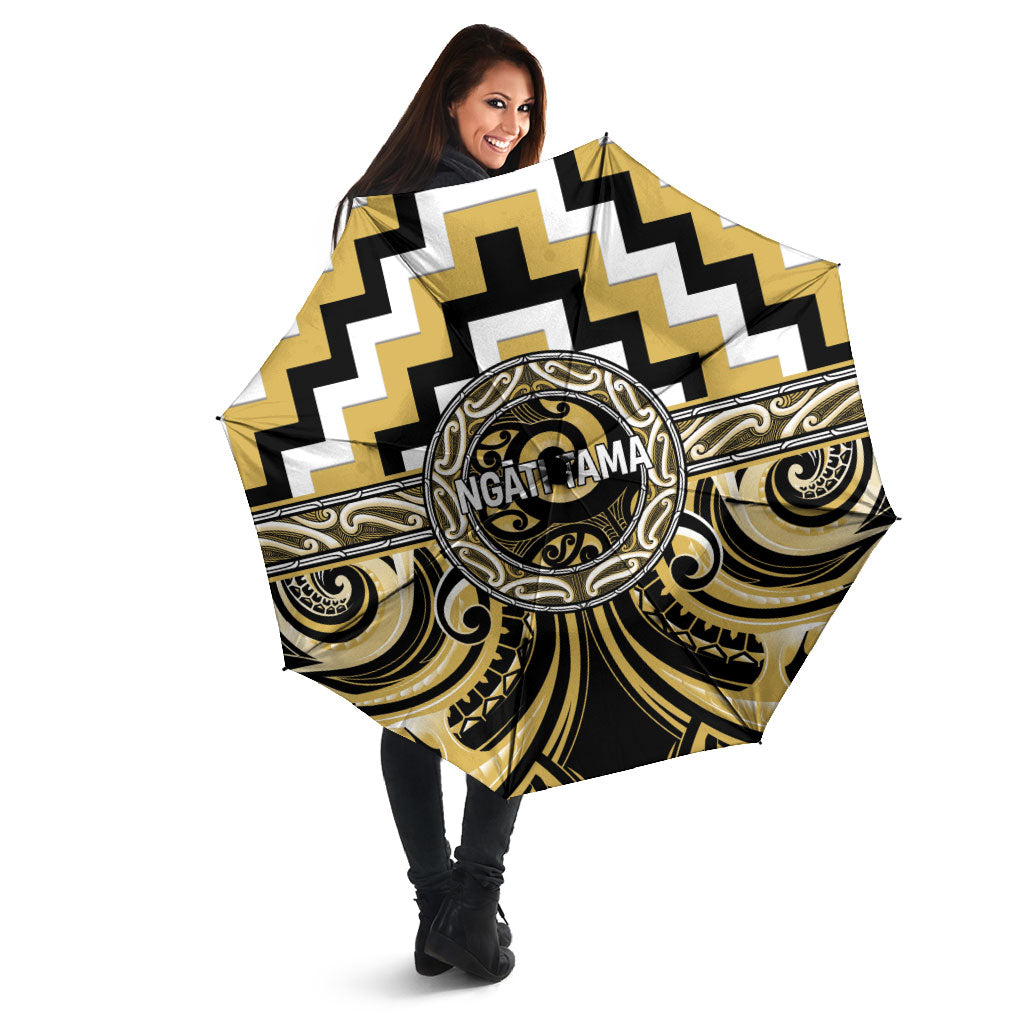 Aotearoa Ngati Tama Umbrella Maori Iwi Poutama Puhoro Tattoo
