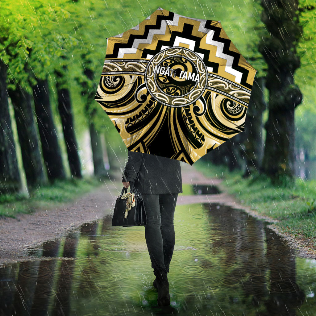 Aotearoa Ngati Tama Umbrella Maori Iwi Poutama Puhoro Tattoo