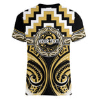 Aotearoa Ngati Tama Personalised Women V-Neck T-Shirt Maori Iwi Poutama Puhoro Tattoo