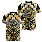Aotearoa Ngati Tama Personalised Women V-Neck T-Shirt Maori Iwi Poutama Puhoro Tattoo