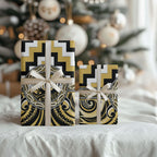 Aotearoa Ngati Tama Wrapping Paper Maori Iwi Poutama Puhoro Tattoo