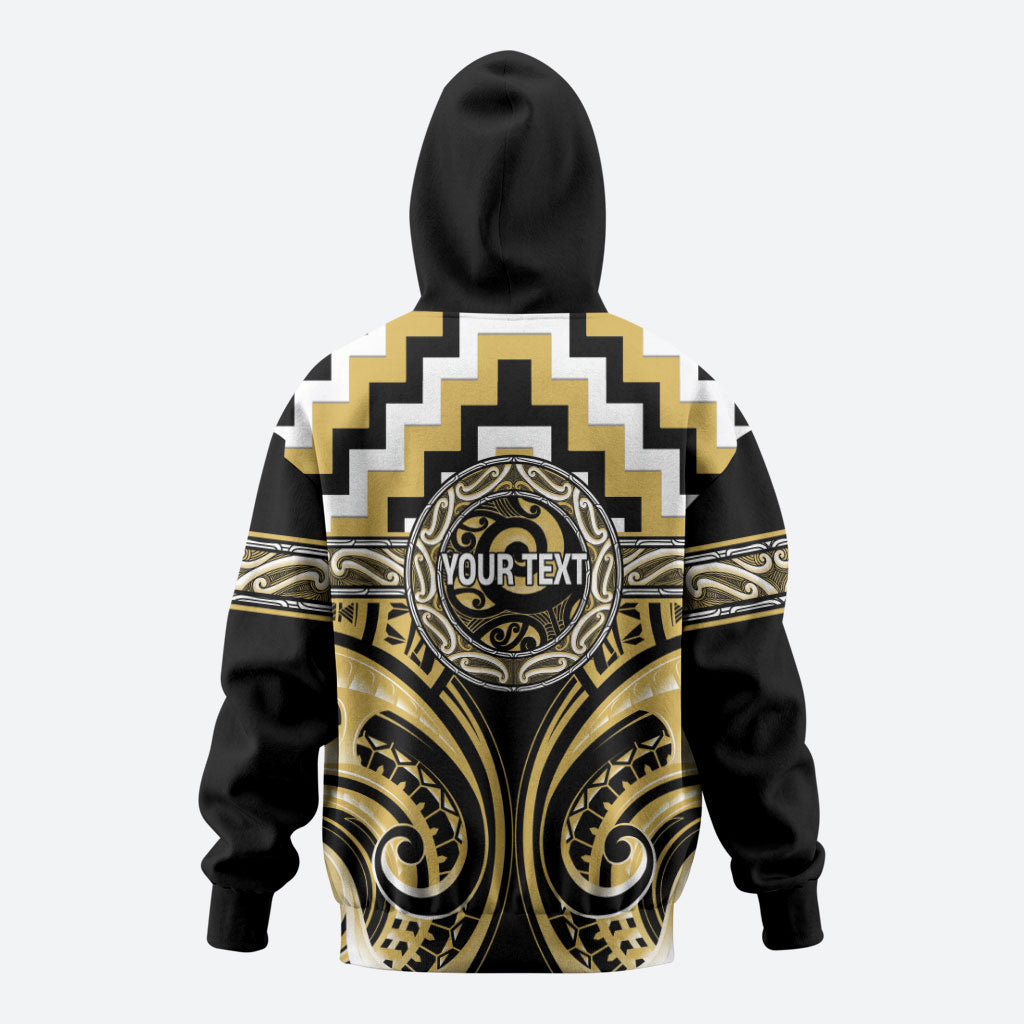 Aotearoa Ngati Tama Personalised Zip Hoodie Maori Iwi Poutama Puhoro Tattoo