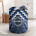 Aotearoa Ngati Ruanui Laundry Basket Maori Iwi Poutama Puhoro Tattoo