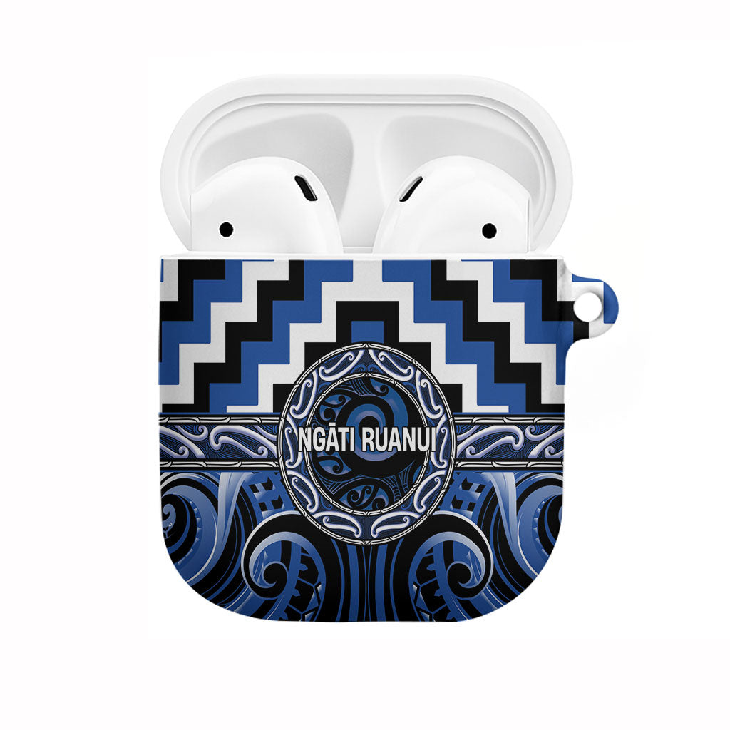 Aotearoa Ngati Ruanui AirPods Case Maori Iwi Poutama Puhoro Tattoo
