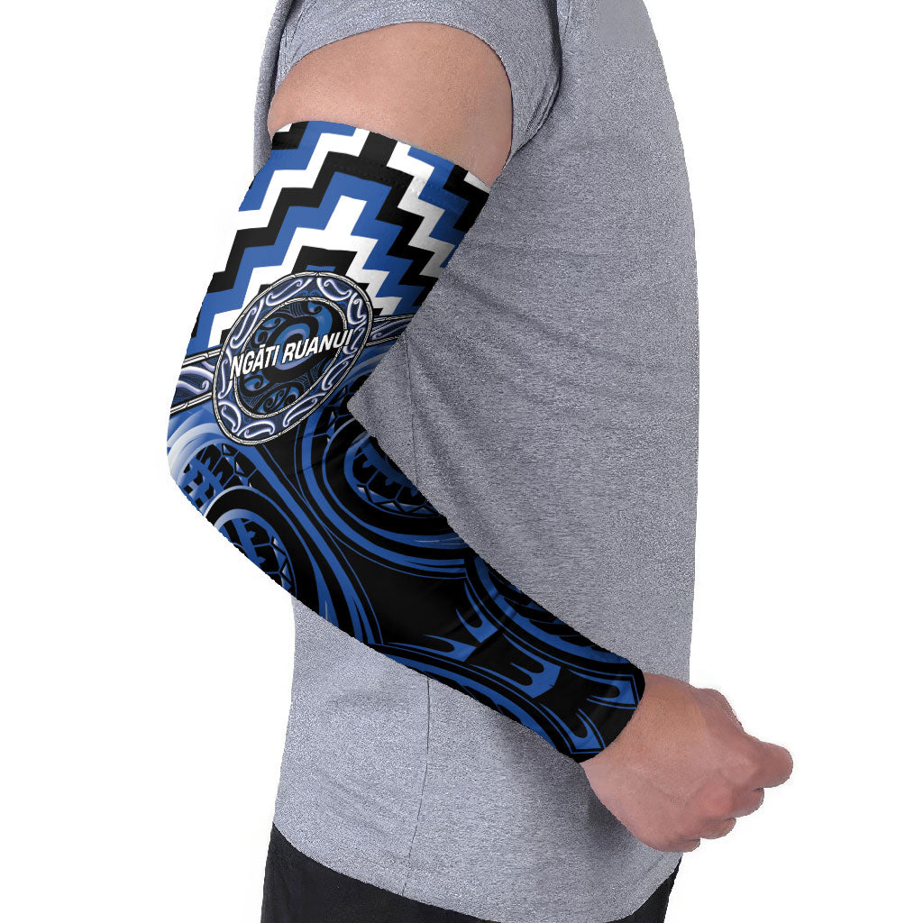 Aotearoa Ngati Ruanui Personalised Arm Sleeves Maori Iwi Poutama Puhoro Tattoo