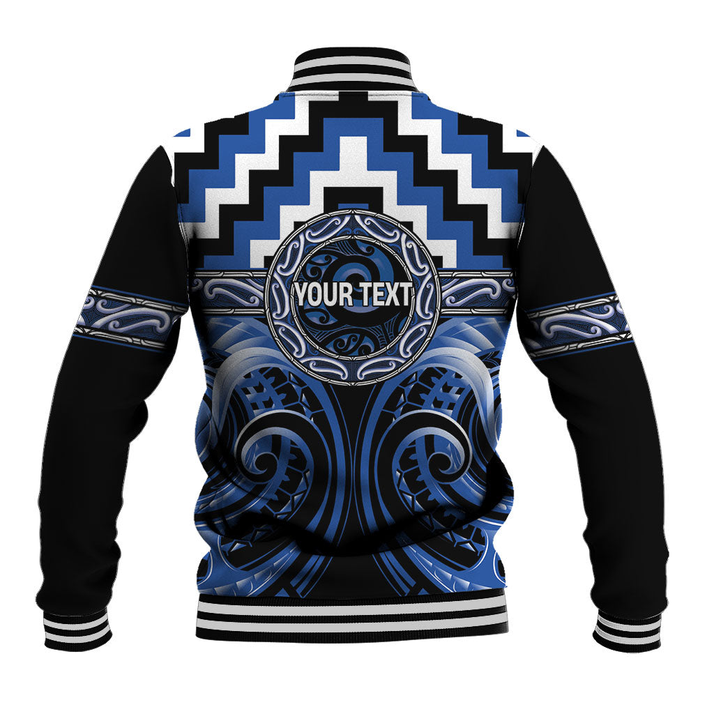 Aotearoa Ngati Ruanui Personalised Baseball Jacket Maori Iwi Poutama Puhoro Tattoo