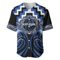 Aotearoa Ngati Ruanui Personalised Baseball Jersey Maori Iwi Poutama Puhoro Tattoo