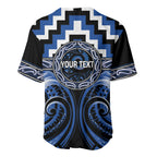 Aotearoa Ngati Ruanui Personalised Baseball Jersey Maori Iwi Poutama Puhoro Tattoo