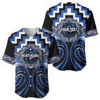 Aotearoa Ngati Ruanui Personalised Baseball Jersey Maori Iwi Poutama Puhoro Tattoo