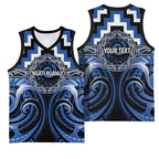 Aotearoa Ngati Ruanui Personalised Basketball Jersey Maori Iwi Poutama Puhoro Tattoo