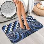 Aotearoa Ngati Ruanui Bathroom Set Maori Iwi Poutama Puhoro Tattoo