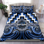 Aotearoa Ngati Ruanui Bedding Set Maori Iwi Poutama Puhoro Tattoo