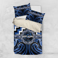 Aotearoa Ngati Ruanui Bedding Set Maori Iwi Poutama Puhoro Tattoo