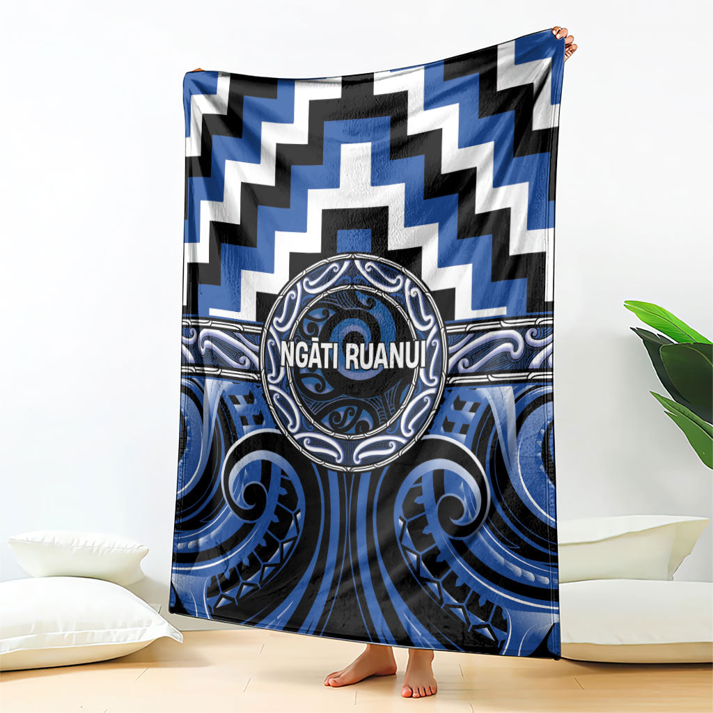 Aotearoa Ngati Ruanui Blanket Maori Iwi Poutama Puhoro Tattoo