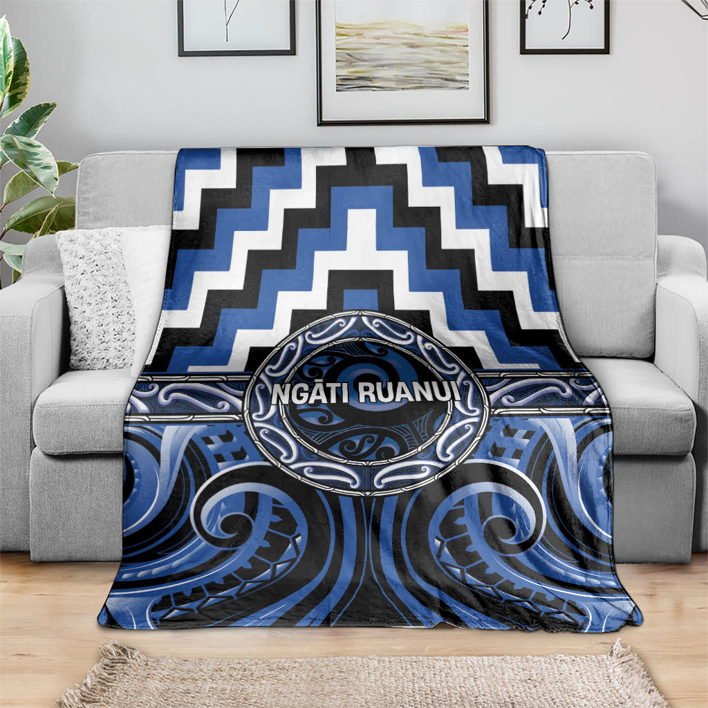 Aotearoa Ngati Ruanui Blanket Maori Iwi Poutama Puhoro Tattoo