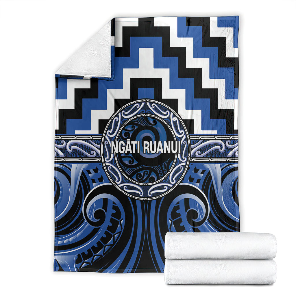 Aotearoa Ngati Ruanui Blanket Maori Iwi Poutama Puhoro Tattoo