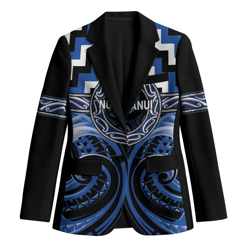 Aotearoa Ngati Ruanui Personalised Blazer Maori Iwi Poutama Puhoro Tattoo