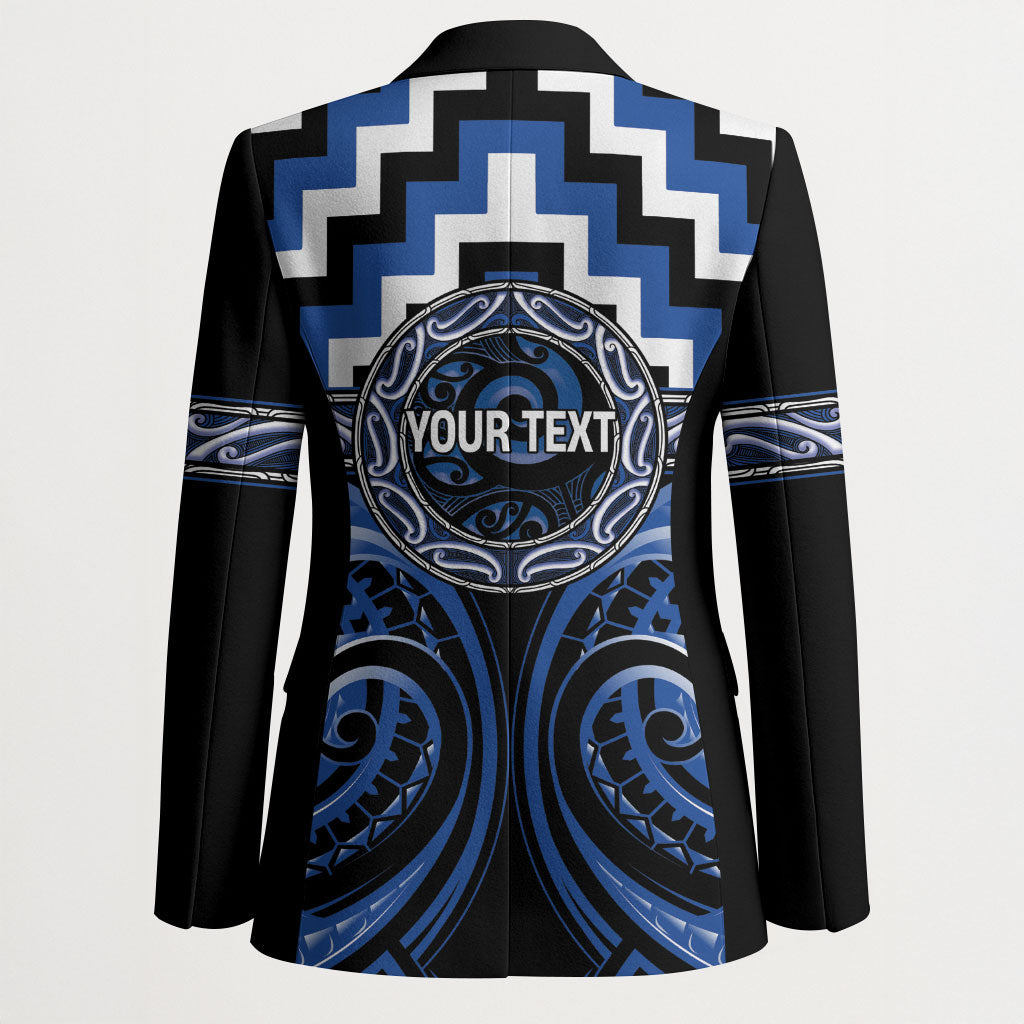 Aotearoa Ngati Ruanui Personalised Blazer Maori Iwi Poutama Puhoro Tattoo
