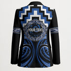 Aotearoa Ngati Ruanui Personalised Blazer Maori Iwi Poutama Puhoro Tattoo