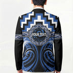 Aotearoa Ngati Ruanui Personalised Blazer Maori Iwi Poutama Puhoro Tattoo