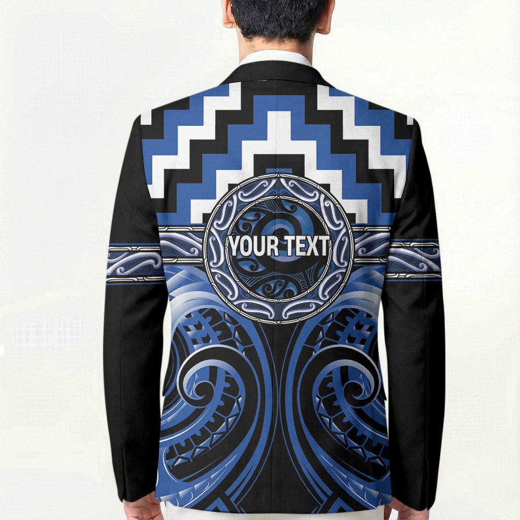 Aotearoa Ngati Ruanui Personalised Blazer Maori Iwi Poutama Puhoro Tattoo