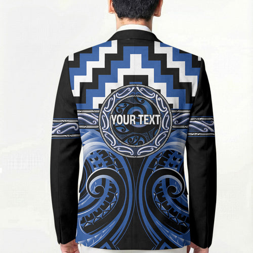 Aotearoa Ngati Ruanui Personalised Blazer Maori Iwi Poutama Puhoro Tattoo