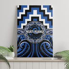 Aotearoa Ngati Ruanui Canvas Wall Art Maori Iwi Poutama Puhoro Tattoo