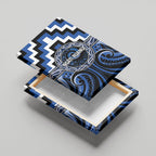 Aotearoa Ngati Ruanui Canvas Wall Art Maori Iwi Poutama Puhoro Tattoo