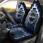 Aotearoa Ngati Ruanui Car Seat Cover Maori Iwi Poutama Puhoro Tattoo
