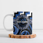 Aotearoa Ngati Ruanui Personalised Ceramic Mug Maori Iwi Poutama Puhoro Tattoo