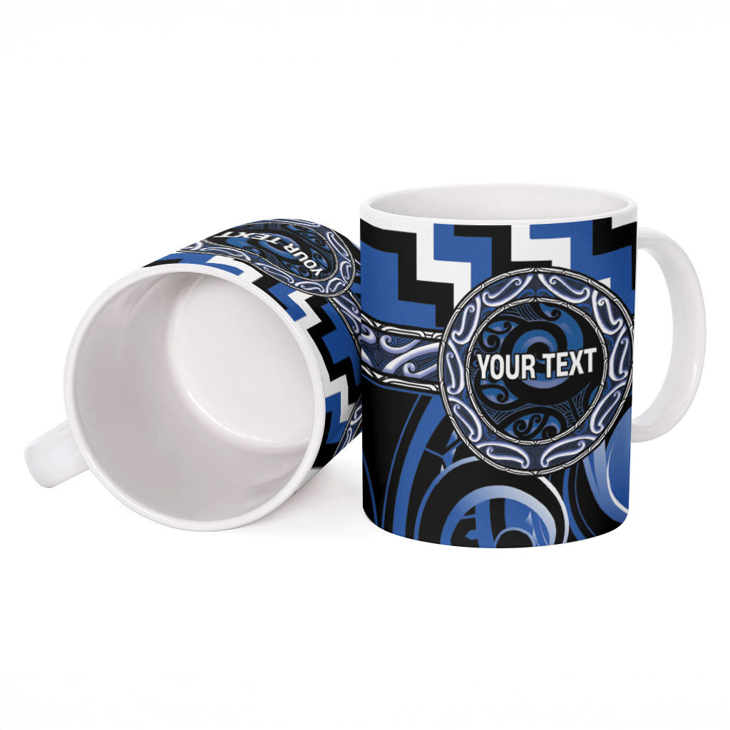 Aotearoa Ngati Ruanui Personalised Ceramic Mug Maori Iwi Poutama Puhoro Tattoo