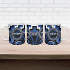 Aotearoa Ngati Ruanui Personalised Ceramic Mug Maori Iwi Poutama Puhoro Tattoo