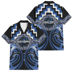 Aotearoa Ngati Ruanui Personalised Family Matching Mermaid Dress and Hawaiian Shirt Maori Iwi Poutama Puhoro Tattoo