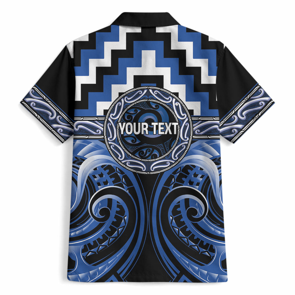 Aotearoa Ngati Ruanui Personalised Hawaiian Shirt Maori Iwi Poutama Puhoro Tattoo
