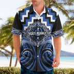 Aotearoa Ngati Ruanui Personalised Hawaiian Shirt Maori Iwi Poutama Puhoro Tattoo