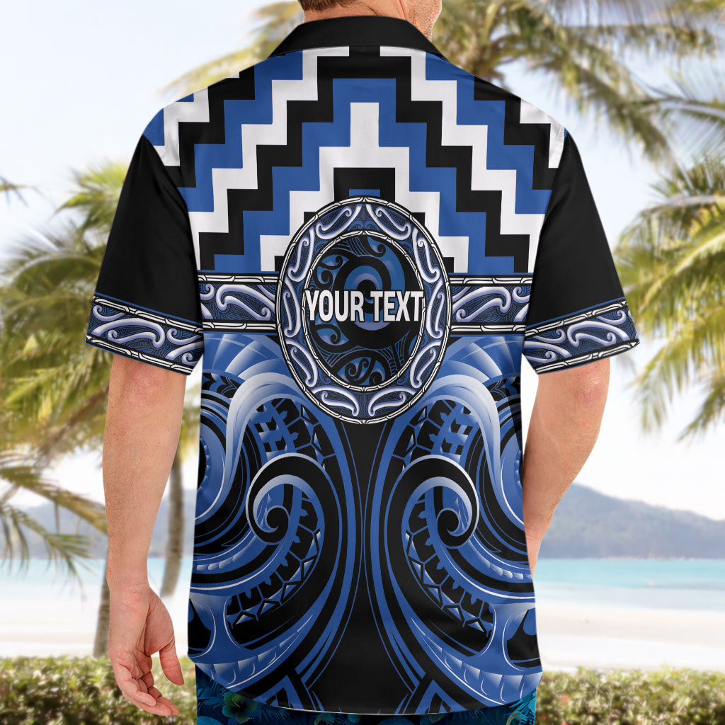 Aotearoa Ngati Ruanui Personalised Hawaiian Shirt Maori Iwi Poutama Puhoro Tattoo
