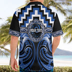 Aotearoa Ngati Ruanui Personalised Hawaiian Shirt Maori Iwi Poutama Puhoro Tattoo