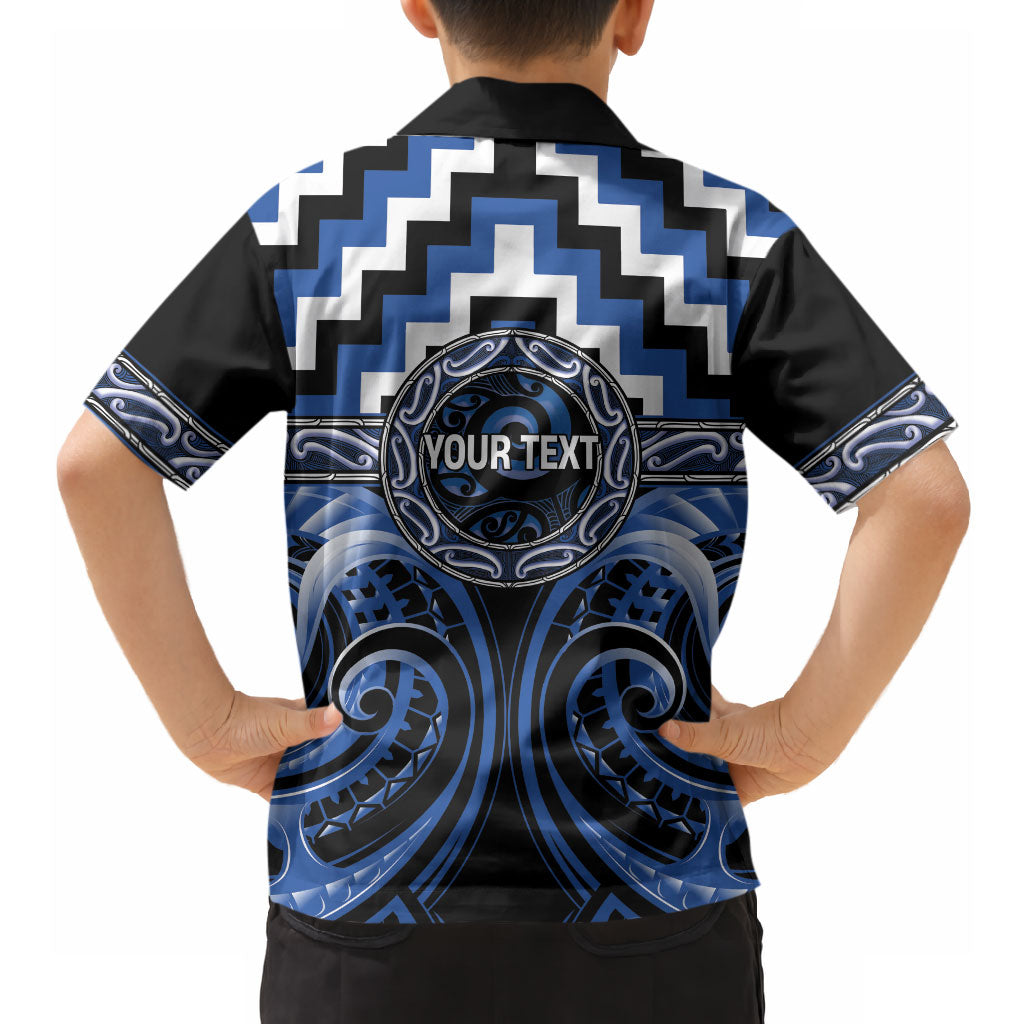 Aotearoa Ngati Ruanui Personalised Hawaiian Shirt Maori Iwi Poutama Puhoro Tattoo