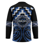 Aotearoa Ngati Ruanui Personalised Hockey Jersey Maori Iwi Poutama Puhoro Tattoo