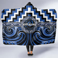 Aotearoa Ngati Ruanui Hooded Blanket Maori Iwi Poutama Puhoro Tattoo
