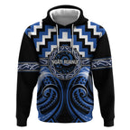 Aotearoa Ngati Ruanui Personalised Hoodie Maori Iwi Poutama Puhoro Tattoo